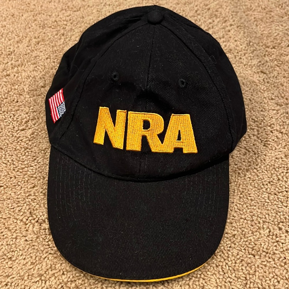 NRA National Rifle Association Adjustable Velcro Hat 100% cotton